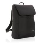 Swiss Peak Fern AWARE™ RPET all over zipper 15.6" backpack Black