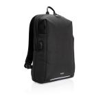 Swiss Peak AWARE™ RFID and USB A laptop backpack Black