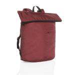 XD Collection Dillon AWARE™ RPET lightweight foldable backpack Red