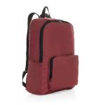 XD Collection Dillon AWARE™ RPET foldable classic backpack Red