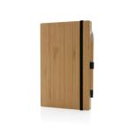 XD Collection Bambus-Notizbuch und Infinity-Bleistift im Set Braun
