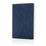 XD Collection Phrase GRS-zertifiziertes A5-Notizbuch aus recyceltem Filz Blau
