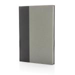 XD Collection Words GRS certified RPET & Kraft A5 notebook Convoy grey