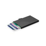 C-Secure aluminium RFID card holder Black