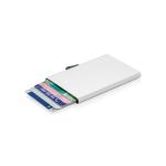 C-Secure aluminium RFID card holder Silver
