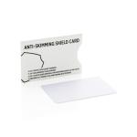 XD Collection Anti-skimming RFID shield card with active jamming chip White