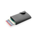 C-Secure RFID Kartenhalter und Geldbörse Schwarz/silber