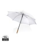 XD Collection 27" Impact AWARE™ RPET 190T auto open bamboo umbrella 