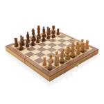 XD Collection Luxury wooden foldable chess set Brown