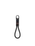 Nordic Drift Everest USB-C 60W-Schnellladekabel m. Karabiner Schwarz