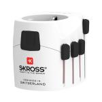 SKROSS Pro 3-Pole World Travel Adapter Weiß