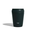 Topl-Trinkbecher aus rec. Stahl mit 360-Grad-Deckel 236ml Grau