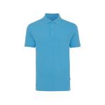 IQONIQ Yosemite recycled cotton pique polo, tranquil blue Tranquil blue | XXS