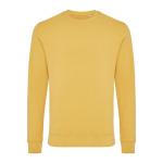 Iqoniq Zion Rundhals-Sweater aus recycelter Baumwolle, Ockergelb Ockergelb | XS
