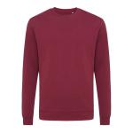 Iqoniq Zion Rundhals-Sweater aus recycelter Baumwolle, Burgunderrot Burgunderrot | XS