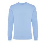 Iqoniq Zion Rundhals-Sweater aus recycelter Baumwolle, himmelblau Himmelblau | XS