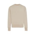 Iqoniq Kruger Relax-Rundhals-Sweater aus recycelt. Baumwolle, beige Beige | XXS