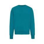 Iqoniq Kruger Relax-Rundhals-Sweater aus recycelt. Baumwolle, Verdigris Verdigris | XXS