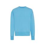 Iqoniq Kruger Relax-Rundhals-Sweater aus recycelt. Baumwolle, Ruhiges Blau Ruhiges Blau | XXS