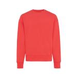 Iqoniq Kruger Relax-Rundhals-Sweater aus recycelt. Baumwolle, Üppiges Rot Üppiges Rot | XXS