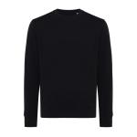 Iqoniq Etosha Lightweight Sweater aus recycelter Baumwolle, schwarz Schwarz | XS