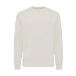 IQONIQ Etosha lightweight recycled cotton crew neck, ivory white, pebble gray Ivory white, pebble gray | XXS