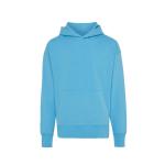 Iqoniq Yoho recycled cotton relaxed hoodie, tranquil blue Tranquil blue | XXS