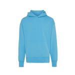 Iqoniq Yoho recycled cotton relaxed hoodie, tranquil blue Tranquil blue | XXS