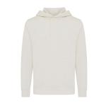 IQONIQ Rila lightweight recycled cotton hoodie, ivory white, pebble gray Ivory white, pebble gray | XXS