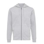 IQONIQ Abisko recycled cotton zip through hoodie, heather grey Heather grey | XXS