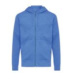 Iqoniq Abisko recycled cotton zip through hoodie, heather blue Heather blue | XS