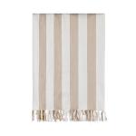 VINGA Ornos GRS hammam family towel, white White, beige