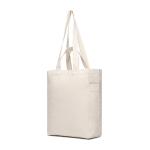 VINGA Hilo AWARE™ recycled canvas zip tote Off white