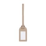 VINGA Baltimore Gepäckanhänger aus RCS recyceltem Polyester Beige
