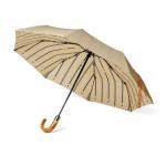 VINGA Bosler AWARE™ 21" faltbarer Schirm aus recyceltem PET Beige