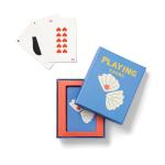 VINGA Playing cards coffee table edt. Aztec blue
