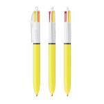 BIC® 4 Colours Sun Weiß/gelb