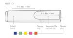 TEXTMARKER 2er SET, kombiniert Mixed