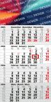 4-Monatskalender (Einblatt): Portooptimierter Einblatt-Monatskalender mit perforierten Blättern, großzügiger Werbefläche und hochwertiger Werbung – inklusive 4C-Digitaldruck Light grey