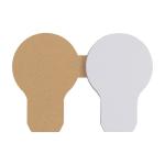 CreaStick Bulb Eco Individueller Haftnotizblock Natur
