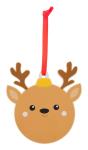 Skaland Weihnachtsbaumschmuck, Reindeer Braun