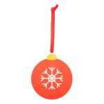 Skaland Christmas tree ornament, snowflake American red
