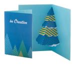 Dimensions 3D Christmas card, Christmas tree White