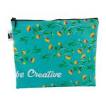 CreaBeauty L RPET custom cosmetic bag Black/white