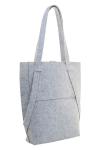 CreaFelt Toteback individuelle RPET Schultertasche Weiß/grau