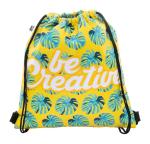 CreaCool Draw Individuell bedruckbare Kühl-Kordelzugtasche Schwarz/weiss