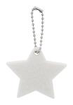 CreaFelt Key Xmas custom Christmas keyring, star White
