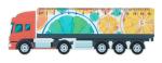 Trucker 15 Lineal LKW, 15 cm Weiß