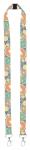 Subyard Double Safe custom sublimation lanyard White