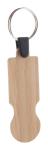 BooCart EU bamboo trolley coin keyring Nature